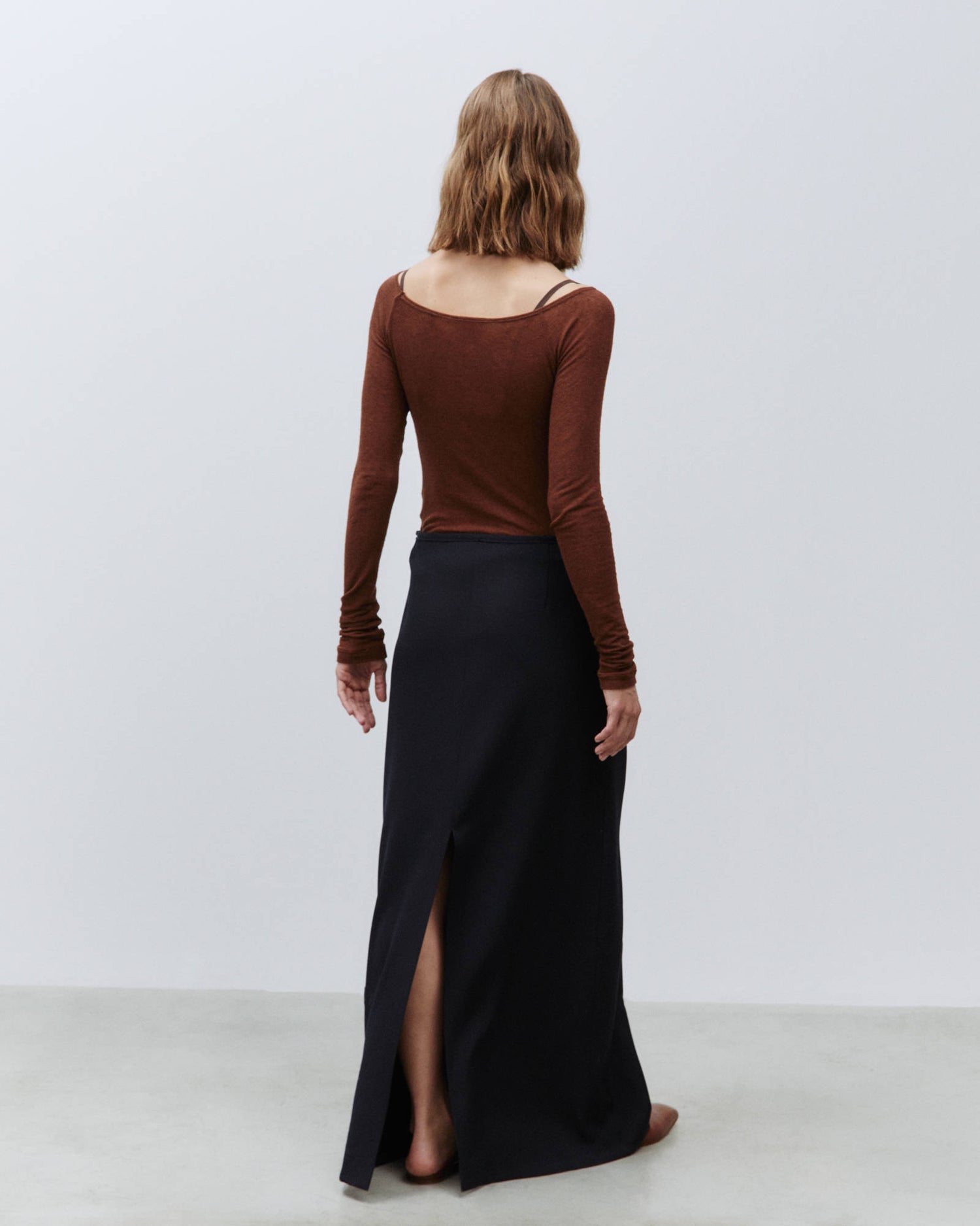 MAXI SKIRT WITH SPLIT