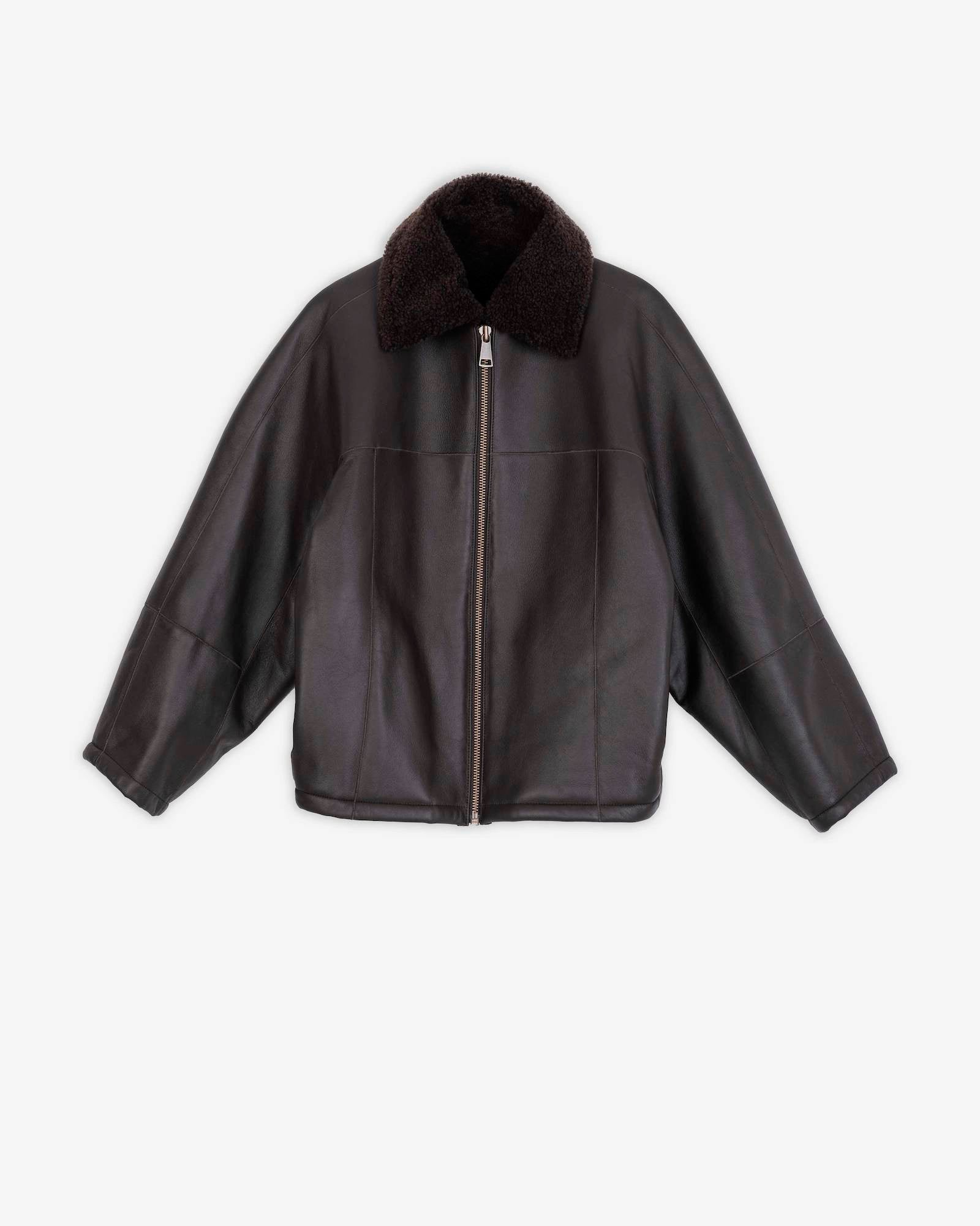 SHORT SHEARLING JACKET