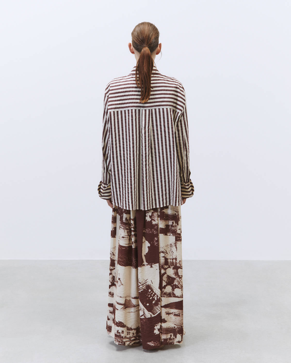 COLOURFUL STRIPES OVER BAROLO SHIRT