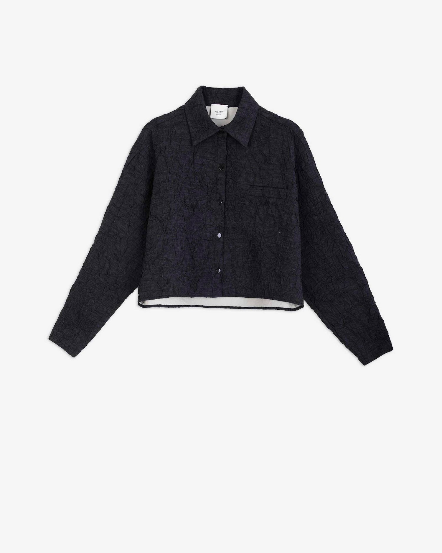 WRINKLE PLEATED VOILE JACKET