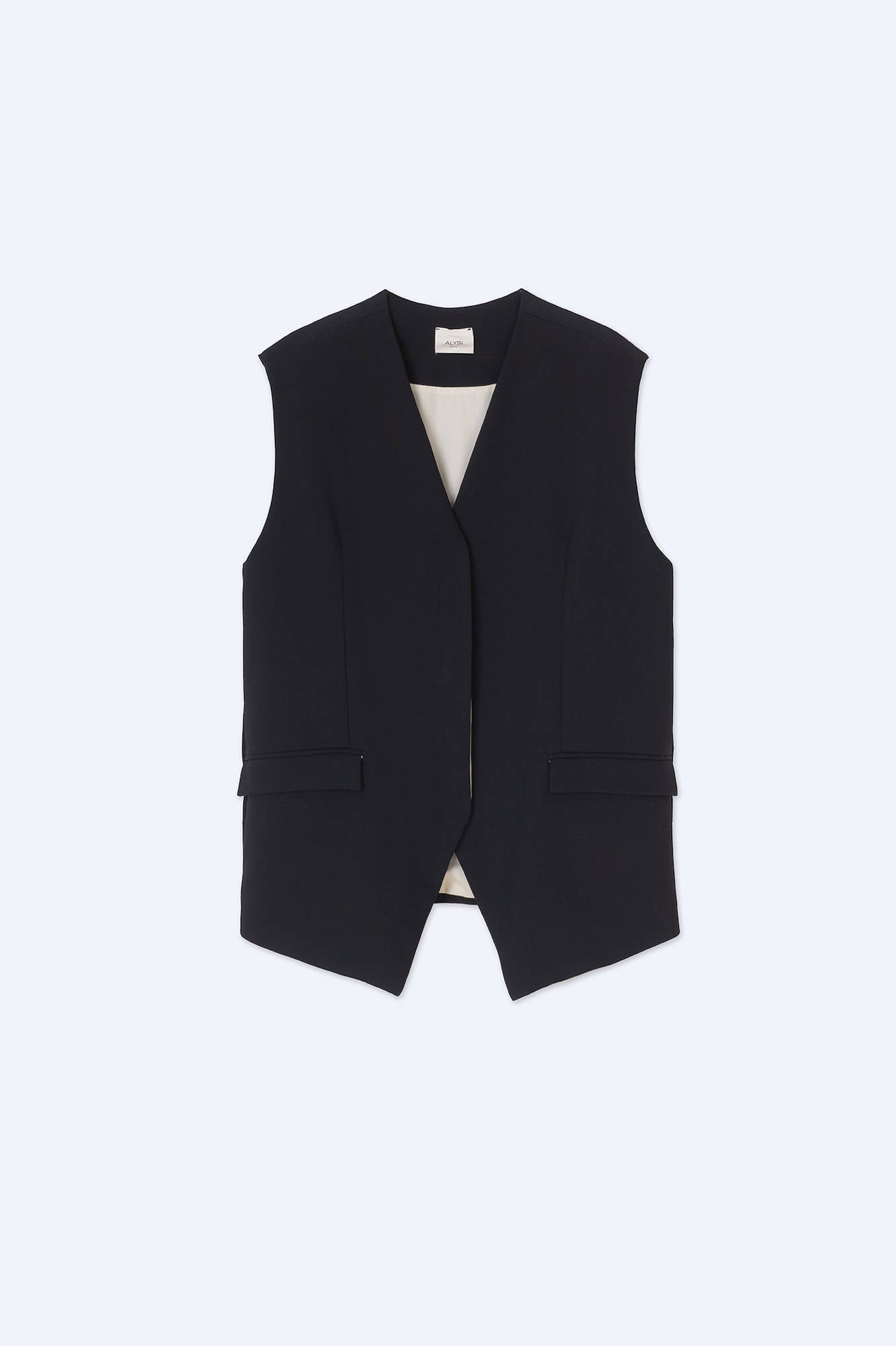 GILET SARTORIALE CON SPALLINE