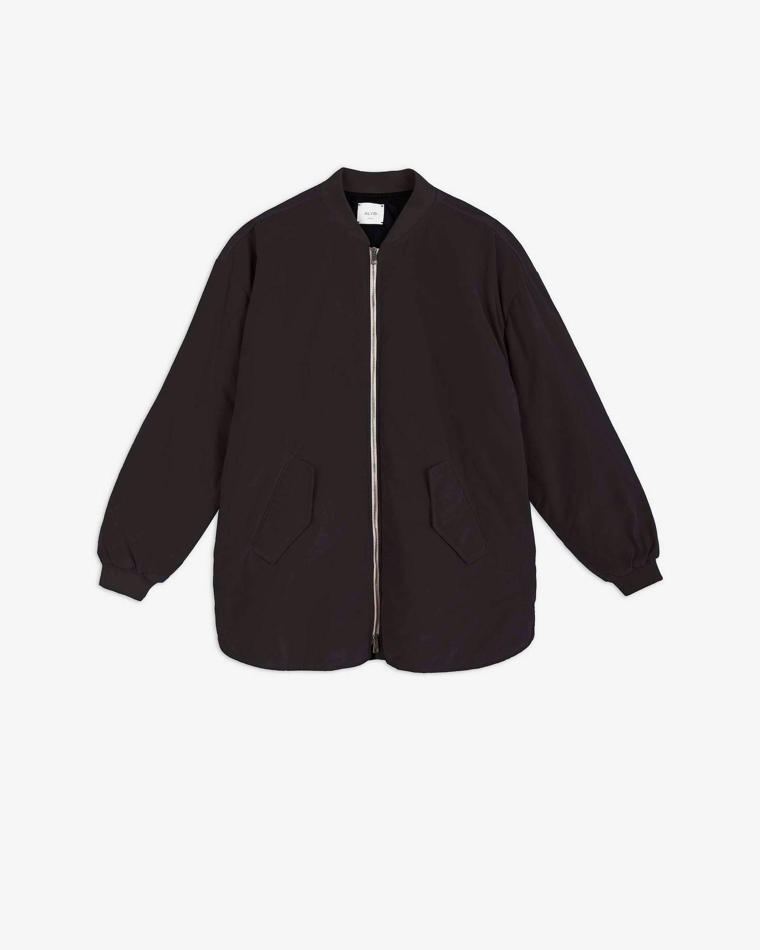 SOFT TOUCH NYLON SHIRT BOMBER JACKET