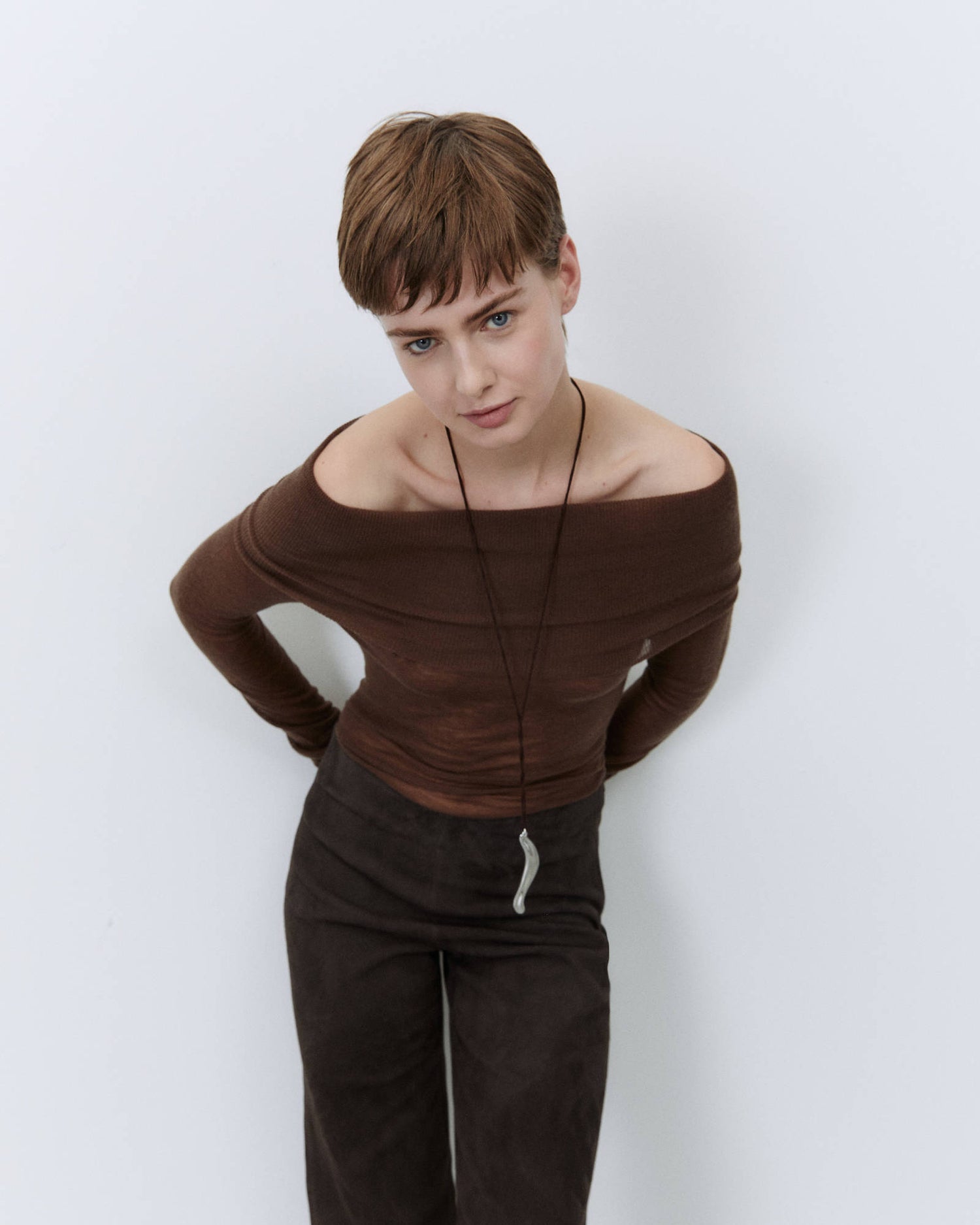 EXTRAFINE WOOL KNIT TOP