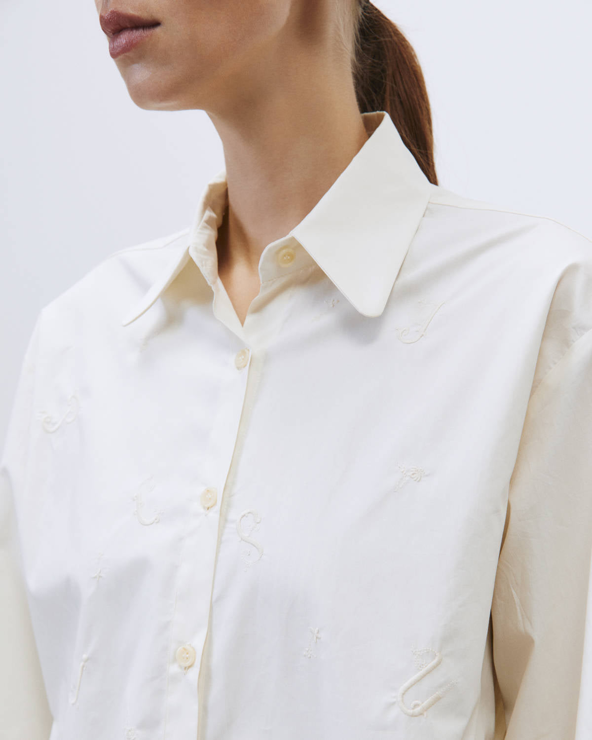 POPLIN SHIRT EMBROIDERY CURIOSIT