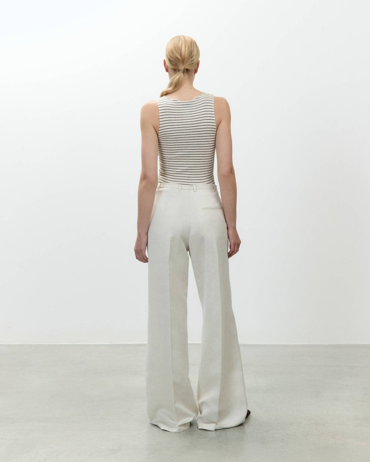 WIDE LINEN TROUSERS