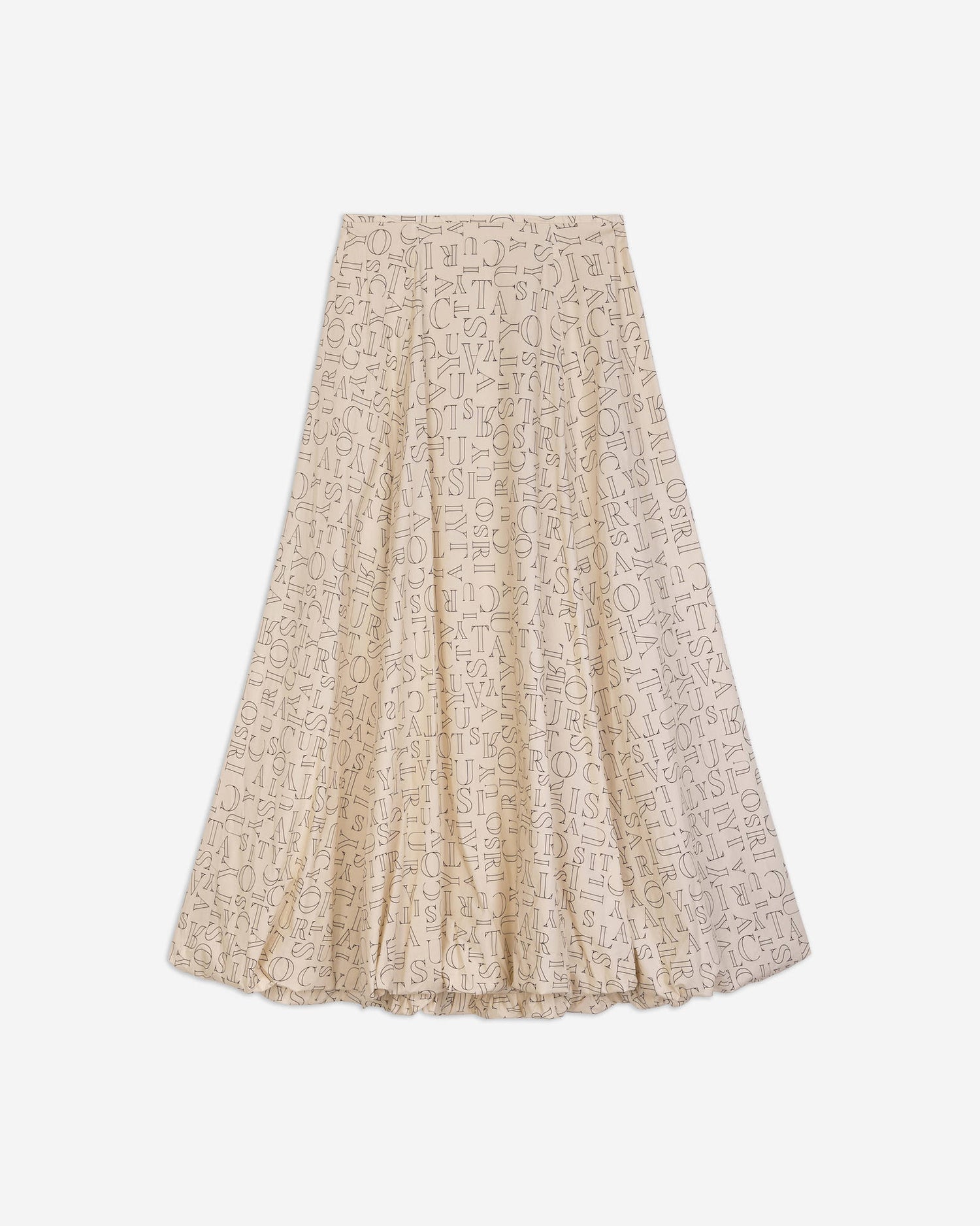 BALOON LETTERING SKIRT
