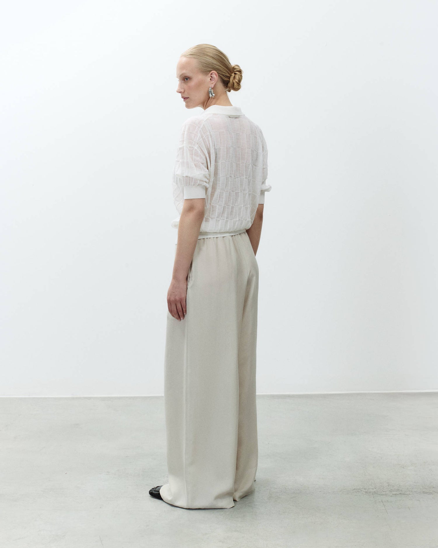 SPRING WOOL POLO SHIRT