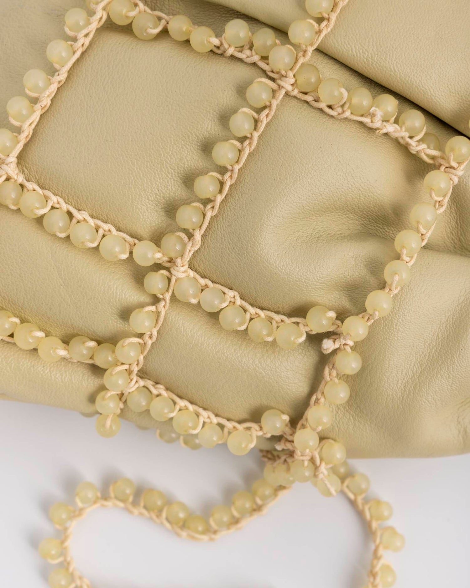 SHOULDER BAG WITH PEARLS