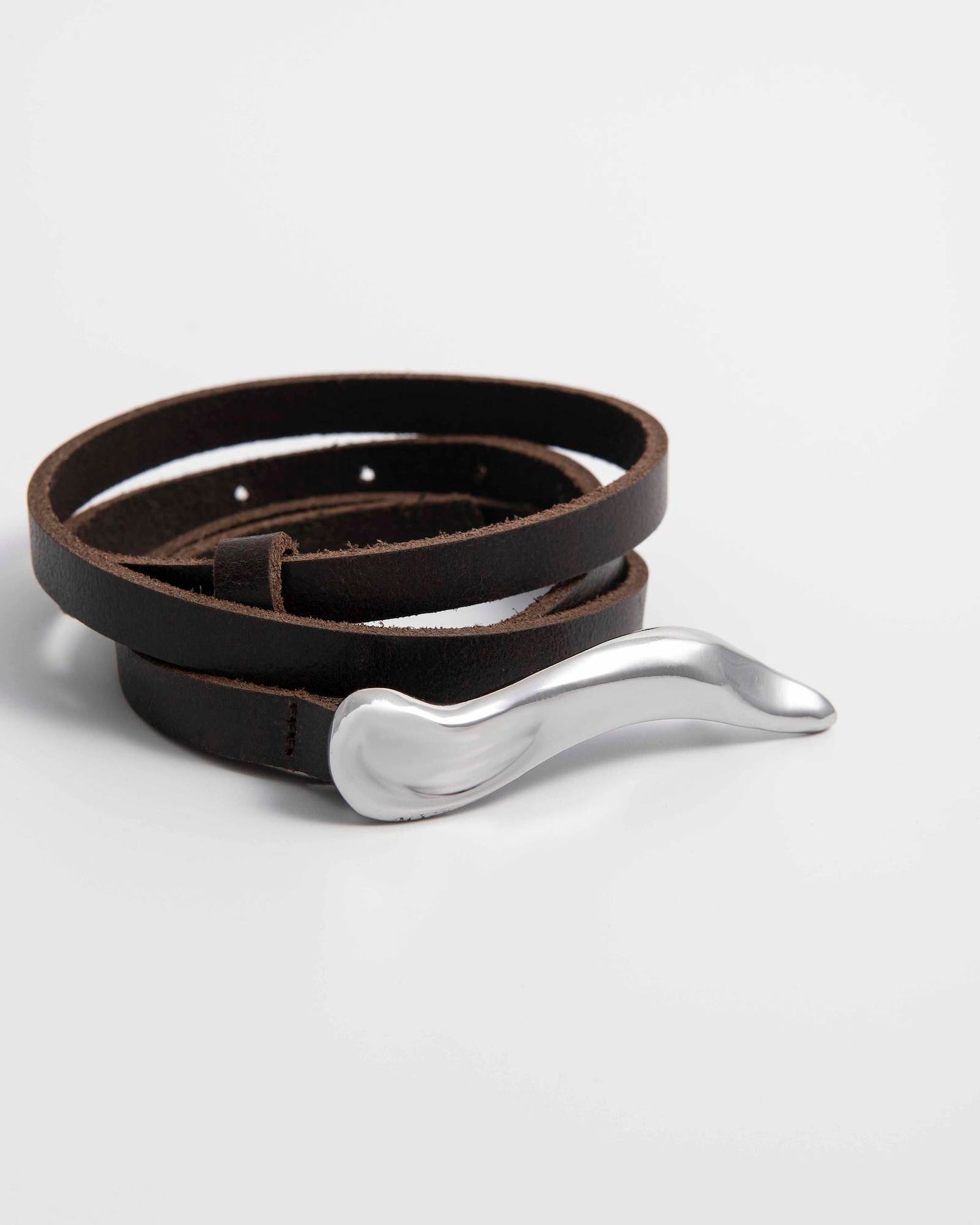 THIN BELT WITH JEWEL BUCKLE